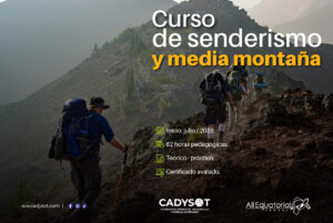 Curso de senderismo y media montaña